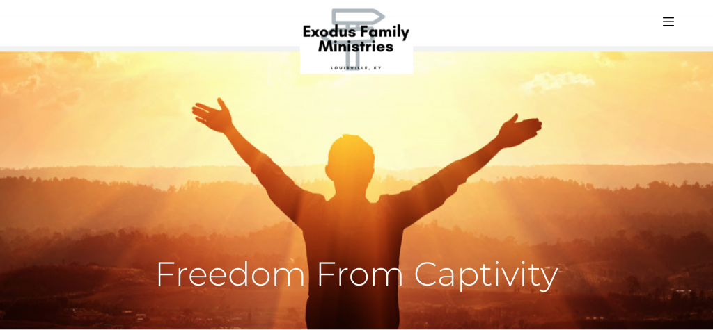 Exodus Family Ministries website